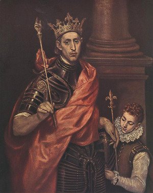 El Greco - A Saintly King