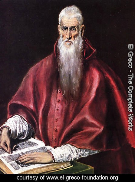 El Greco - St Jerome as Cardinal