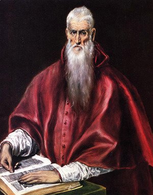 El Greco - St Jerome as Cardinal