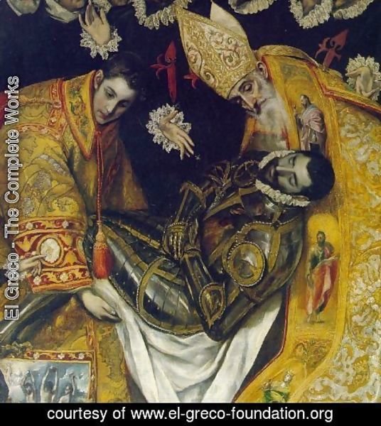 El Greco - The Burial of Count Orgaz (detail) 2