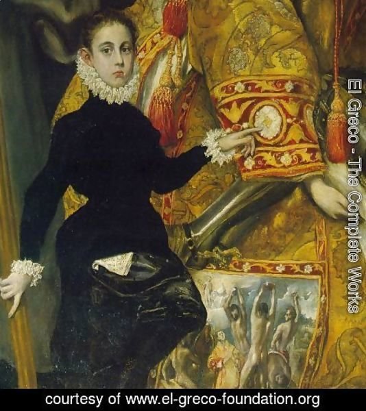 El Greco - The Burial of Count Orgaz (detail) 3