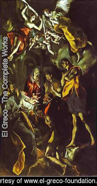 El Greco - The Adoration Of The Shepherds 1605