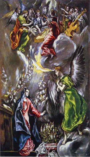 El Greco - The Annunciation 1590s