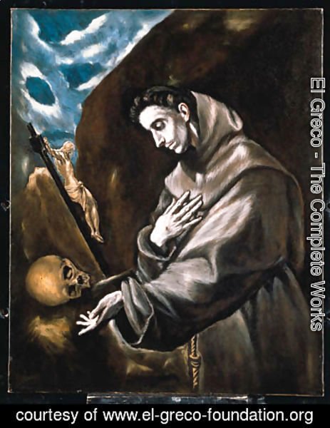 El Greco - Saint Francis Standing in Meditation