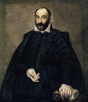 El Greco - Portrait of a man (Andrea Palladio)