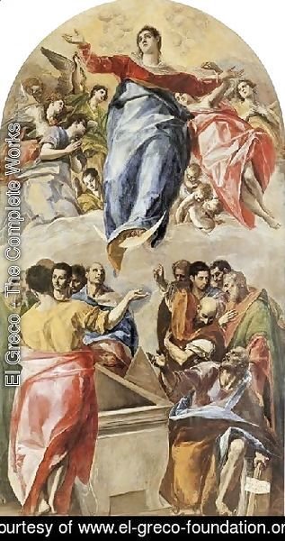 El Greco - The Assumption of the Virgin 1577