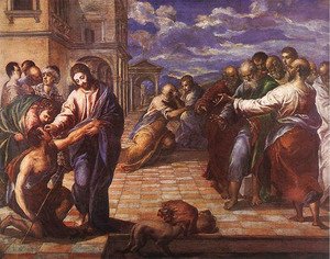 El Greco - Christ Healing the Blind c. 1567