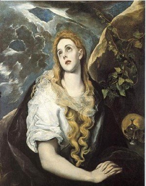 El Greco - Mary Magdalen in Penitence 1580-85
