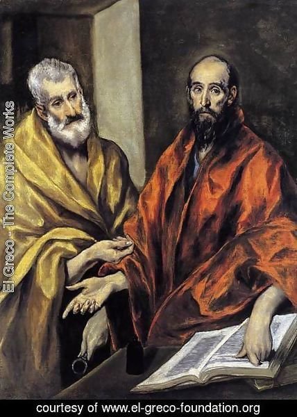 El Greco - Saints Peter and Paul 1605-08