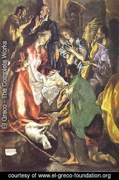 El Greco - The Adoration Of The Shepherds Ii