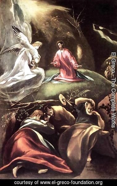 El Greco - The Agony in the Garden c. 1608