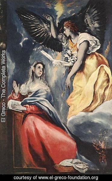 El Greco - The Annunciation 1600s