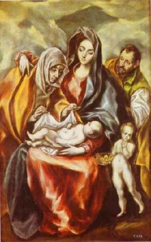 El Greco - The Holy Family 1594-1604