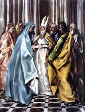 El Greco - The Marriage of the Virgin 1613-14