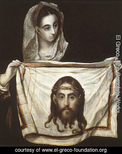 El Greco - St Veronica Holding the Veil c. 1580