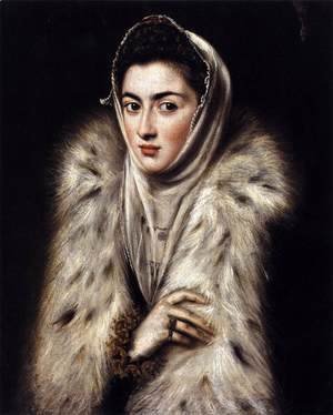 El Greco - A Lady in a Fur Wrap 1577-80