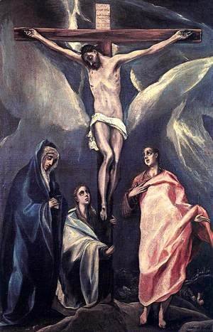 El Greco - Christ on the Cross with the Two Maries and St John c. 1588