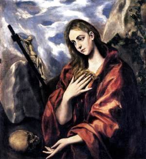 El Greco - Mary Magdalen in Penitence 1585-90