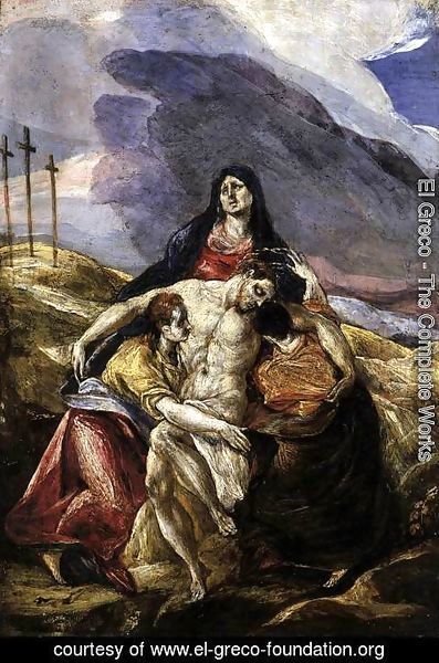 El Greco - Pieta (The Lamentation of Christ) 1571-76