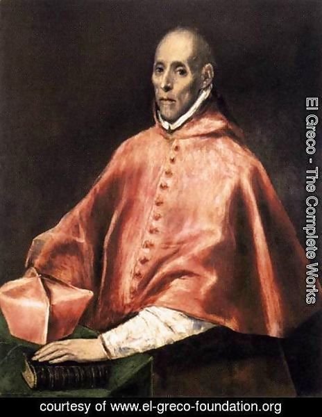 El Greco - Portrait of Cardinal Tavera 1608-14