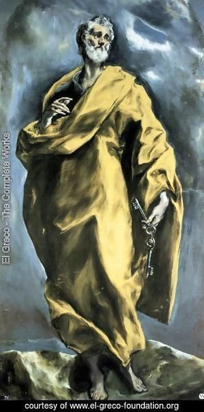 El Greco - Saint Peter 1610-13