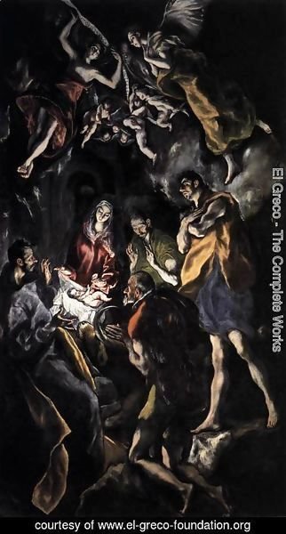 El Greco - The Adoration of the Shepherds c. 1614