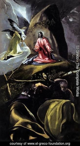 El Greco - The Agony in the Garden 1600-05