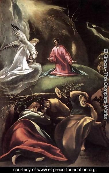 El Greco - The Agony in the Garden (2) 1600-05