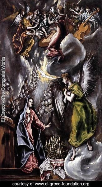 El Greco - The Annunciation 1597-1600
