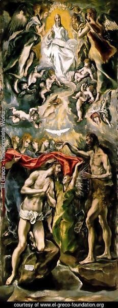 El Greco - The Baptism 1596-1600