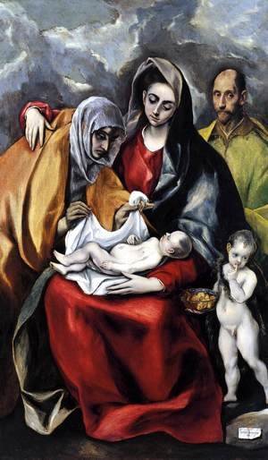 El Greco - The Holy Family 1586-88