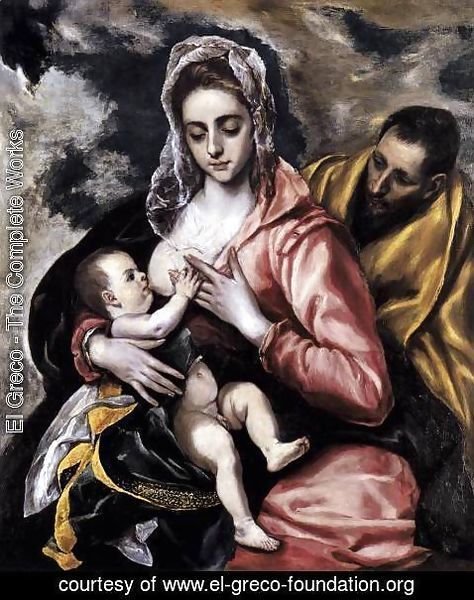 El Greco - The Holy Family c. 1585