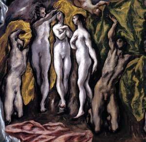 El Greco - The Opening of the Fifth Seal (detail 2) 1608-14