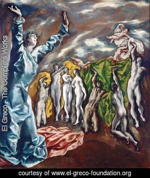 El Greco - The Opening of the Fifth Seal (The Vision of St John) 1608-14