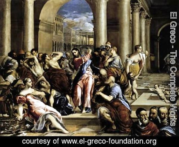 El Greco - The Purification of the Temple 1571-76