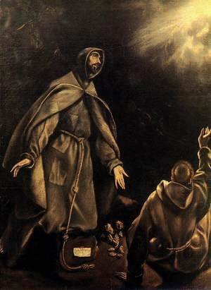 El Greco - The Stigmatization of St Francis 1600-05