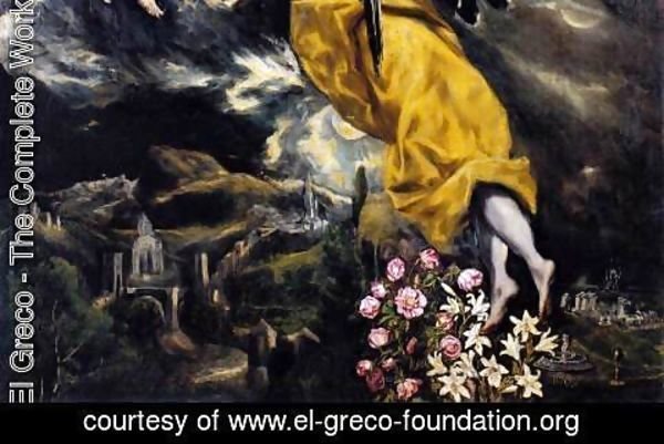 El Greco - The Virgin of the Immaculate Conception (detail 3) 1608-13
