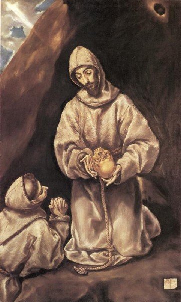 St Francis and Brother Leo Meditating on Death 1600-02