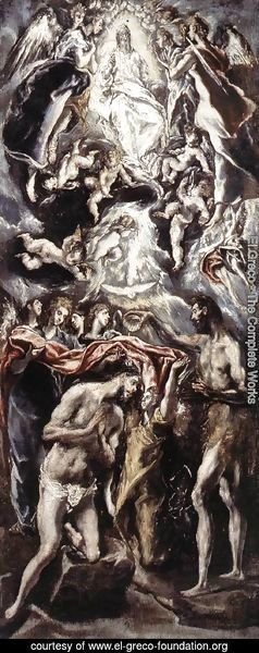 El Greco - Baptism of Christ