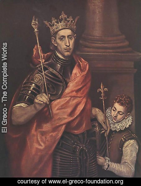 El Greco - A Saintly King