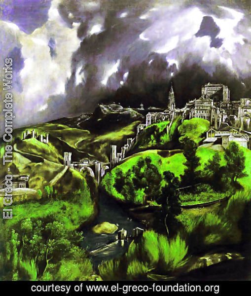 El Greco - A View of Toledo