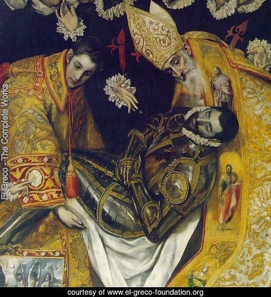The Burial of Count Orgaz (detail) 2