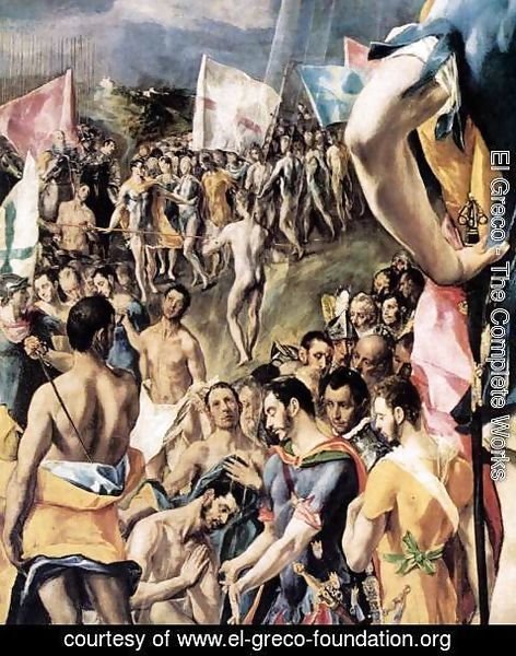 El Greco - The Martyrdom of St Maurice (detail)