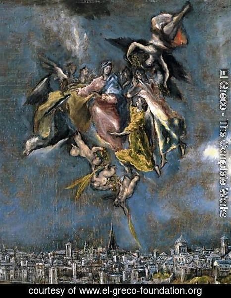 El Greco - View and Plan of Toledo (detail) 3