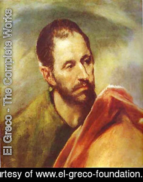 El Greco - Study Of A Head 1595-1600