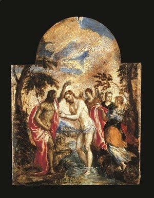 El Greco - The Baptism of Christ