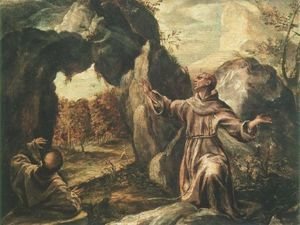 El Greco - San Francesco d'Assisi stimmatizzato e frate Simone