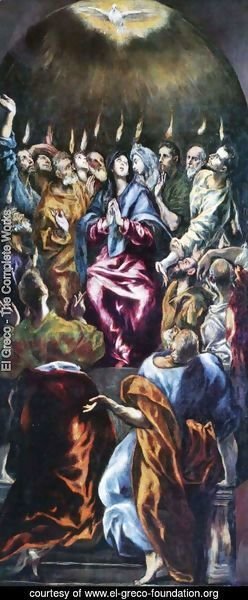 El Greco - Outpouring of the Holy Spirit
