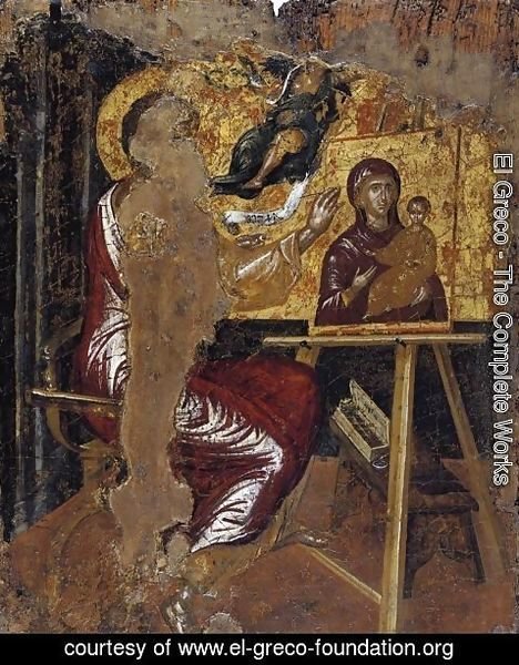 El Greco - St. Luke painting the Virgin