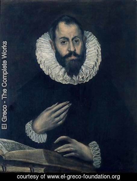 El Greco - Portrait of Alonso de Herrera